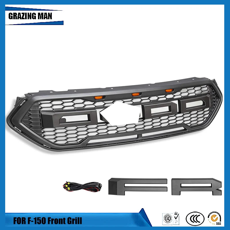 Modifed ABS передняя гоночная решетка радиатора для Ford F-150 F 150 2009-2018 F150 | Автомобили и