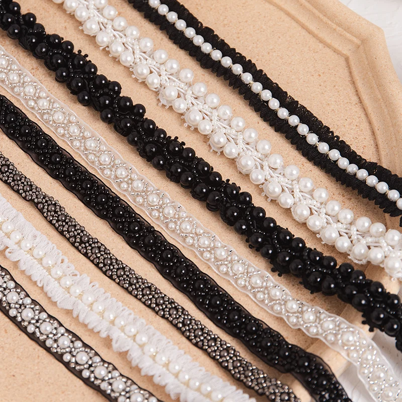 Lace Sewing Accessories Beaded Lace Ribbon for Clothing DIY Crafts