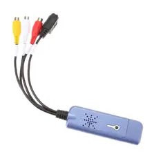 USB 2,0 конвертер аудио видео захвата адаптер устройство захвата для Win XP 7 8