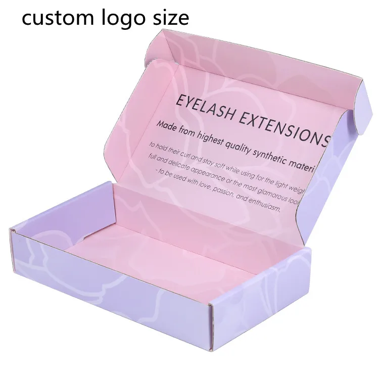 500pc Customlogo size Paper Corrugated Kraft Mailer Shipping Box Cardboard Mailer Boxes Printing Corrugated Mailer Box 7 H20ff8b3f0ed74141a04cc9e3682d1c1fM
