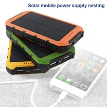 Солнечная энергия мобильный Банк питания вложение портативный износостойкий переносной источник питания DJA99