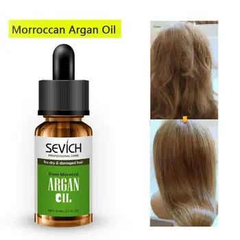 

20ml Moroccan Hair Care Essential Oil A Glycerin Hair Curly Perm Oil Relieve Hair Dryness Nourish And Moisturize Hair Care Oil