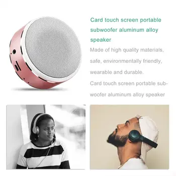 

A8 Stereo Music Portable Mini Speaker Wireless Hifi Speaker Subwoofer Loudspeaker Audio Gift Support TF AUX USB
