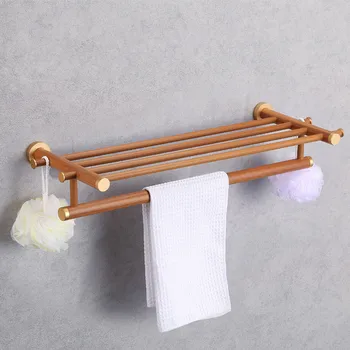 

Bathroom Accessories Set Wood & SUS Toilet Brush Holder Towel Rack Corner Shelf Towel Ring/Bars Bath Hardware Set Free Shipping