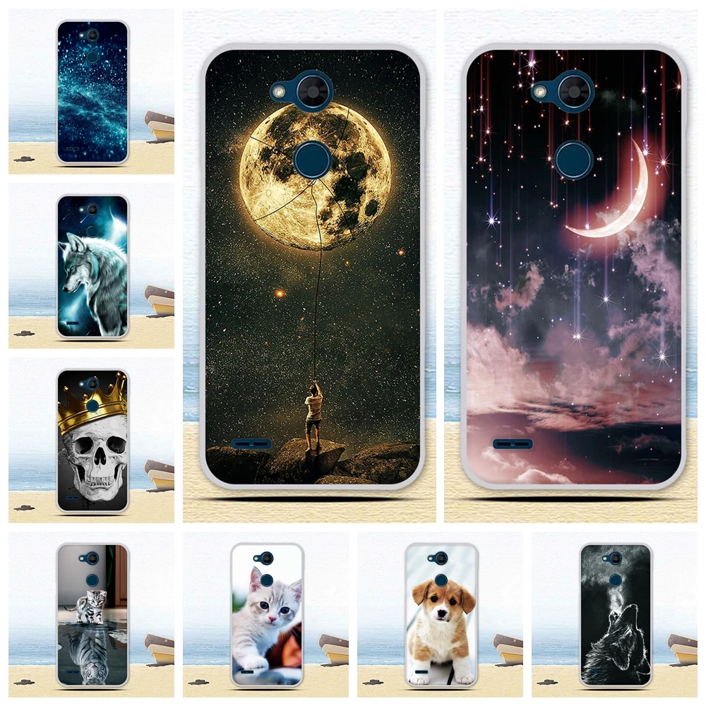Чехол для LG X power 3 мягкий силиконовый чехол телефона Xpower / X5 2018 мультяшный рисунок |