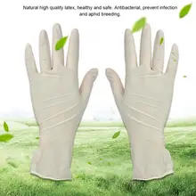 Защитные перчатки устойчивые к порезам 50 пар/упак. сверхпрочные латексные перчатки для салона красоты медицинские Стоматологические одноразовые перчатки размер S/M/L