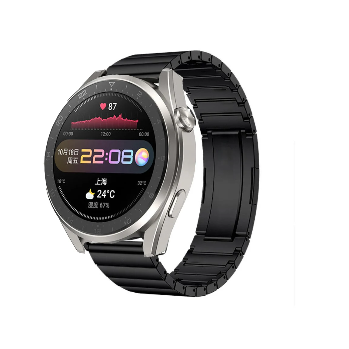Pulseira de Metal de Titânio para Relógio Huawei Pulseira de 22 mm para Huawei Ver gt Pro gt 46 mm Elegante Active 2e Pulseira - Image 2