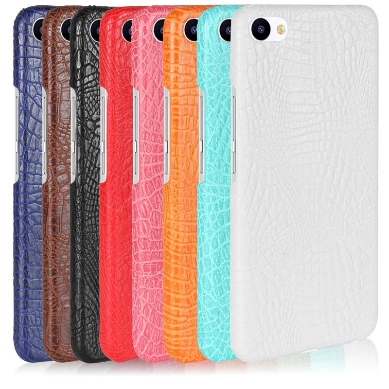 For Meizu U20 Case 5.5 inch Hard Plastic Crocodile PU Leather Back Cover Phone U 20 U685H | Мобильные телефоны и