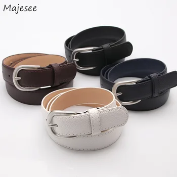 

Men Belt Needle Buckle Korean Fashion Ulzzang Males Hot Sale Chic New Trendy Mens Waist Belts Stylish Leisure Boys Simple Solid