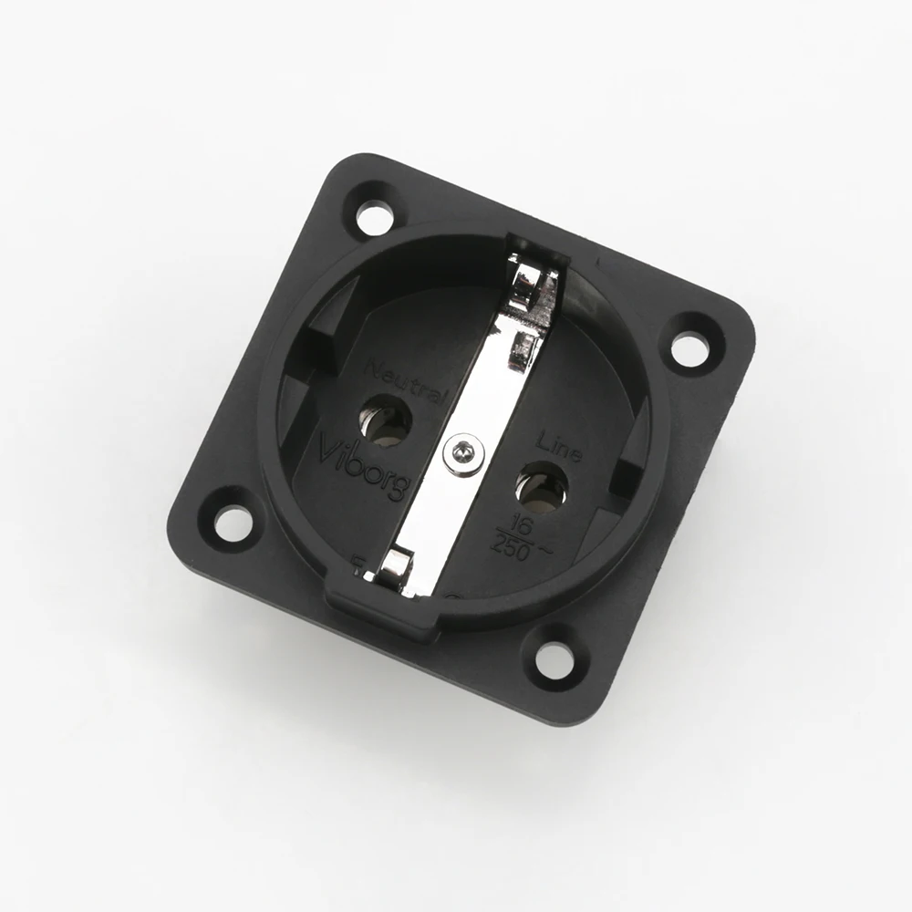 Chassis De Poder, Tomada Europeia, Banhado a
