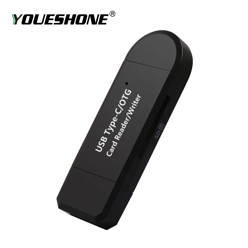 Моднейший кардридер USB 2,0 SD/Micro SD TF OTG Смарт-карта памяти адаптер для ноутбука USB 2,0 Тип C кардридер SD кардридер