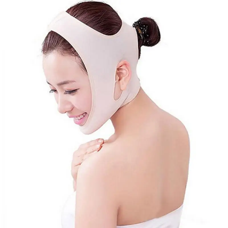 

New Facial Thin Face Mask Breathing Lightweight Lycra Face Slim Mask Nasolabial Wrinkle Removal Face Mask Face Thining Band