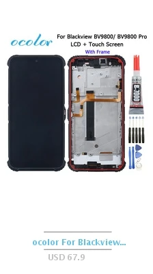 Чехол ocolor для Blackview Bv9800, запасная задняя крышка для аккумулятора, 6,3 '', для Blackview Bv9800 Pro, Аксессуары для мобильных телефонов