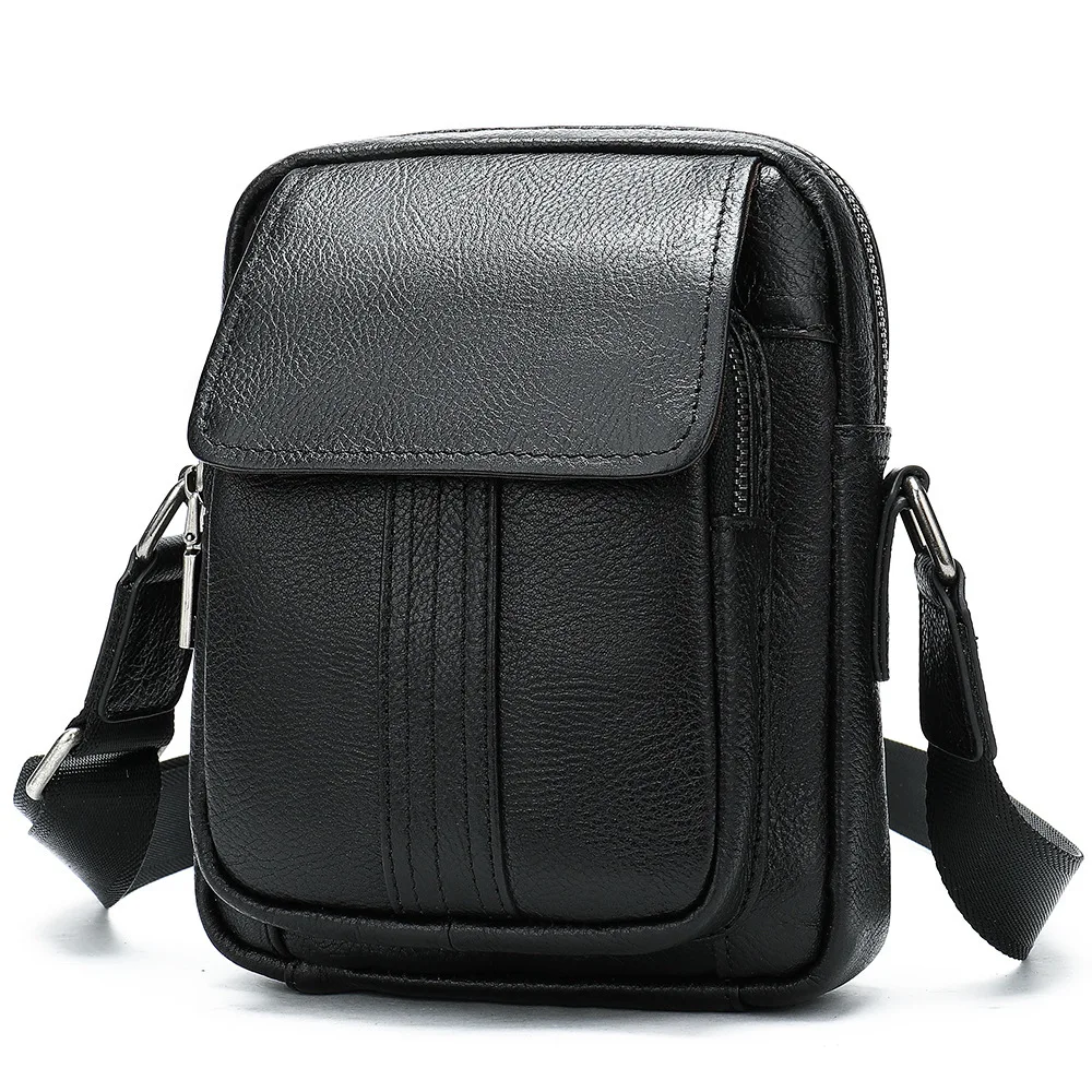 

Genuine Leather Male Casual Shoulder Messenger Bag High Quality Cowhide Fashion Men Cross-body Bag Mochila Satchel Bag