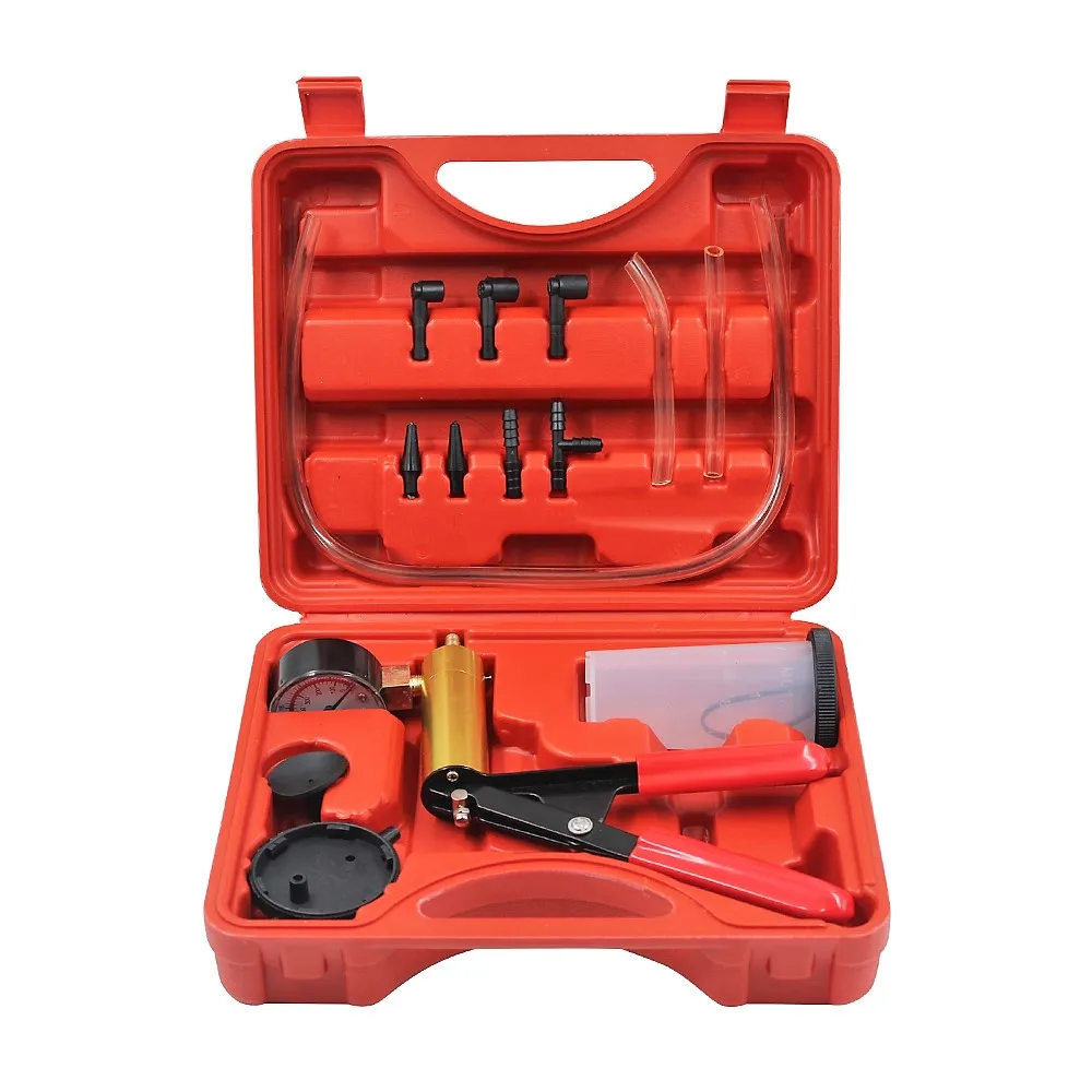  Auto Car Manual Vacuum Pressure Pump Brake Bleeding Portable Durable Repair Set