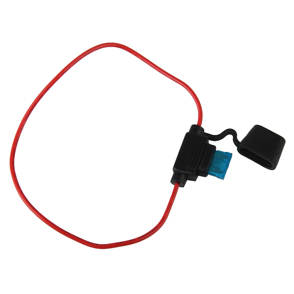 In-line Mini  Fuse Holder Splash Proof For 12V 20A Fuses Car