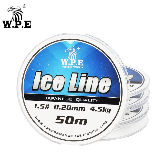W.P.E Ice Fishing Line 30m/50m Nylon Fishing Line 2.2kg-4.5kg 0.12