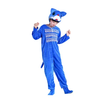 

Children Long Sleeves Blue Cat Animals Cosplay Costumes Kids Kindergarten Jumpsuit Halloween Christmas Party School Performance