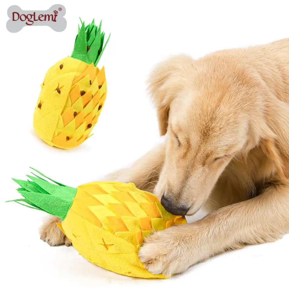 

Pet Toys Dog Sniffing Pineapple Pet Training Blanket Puzzle Toys Sniffing Training Pad Activity Blanket Feeding Dog Stuff