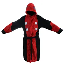 Халат Dead Pool, унисекс, для пар, кашемировая ночная рубашка, утолщенная Пижама, Осень-зима, домашняя одежда, Onesize