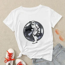 

Star Wars T Shirt Clothes Cool Women's Shirts Disney Imperial Stormtrooper Harajuku Hipster Crewneck Unisex Short Sleeve Edgy