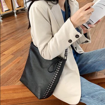 

Fashion newest design women's tote handbag large shoulder bag women's vintage bag casual chain f-589r56