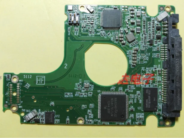 HDD PCB Логическая плата 2060-771852-001 REV P1 2 5 SATA жесткий диск WD3200LPV WD5000LPVT восстановление