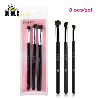 

Doradosun 3 Pcs Makeup Brushes Set Eye Shadow Blending Eyeliner Eyelash Eyebrow Brushes Make Up Tool