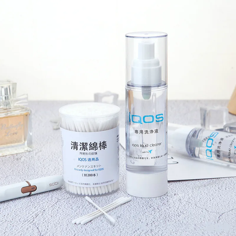 200 шт. чистящие палочки для IQOS 2,4 Plus, электронные сигареты с подогревом, ватные палочки для IQOS, аксессуары для чистых инструментов