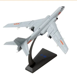 1/144 Scale Alloy Strategic Bomber Chinese Air Force H6K Aircraft Model Fighter Toys Children Kids Gift for Collection