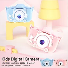 Kids Camera Photo Digital Mini 12MP with 600-Mah-Polymer Lithium-Battery-Toys Gift X8