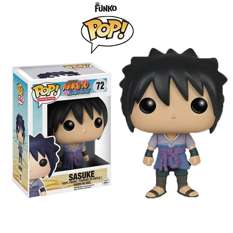 72 Наруто Funko pop Uzumaki Наруто Саске кьюби деревянный лист страна огня Коллекция Модель ПВХ фигурки Детские игрушки подарок - Цвет: 72
