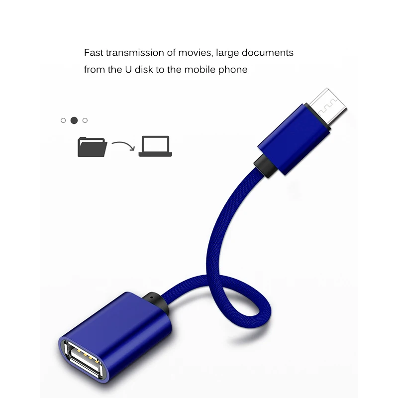 Кабель Micro USB type C к USB адаптер OTG для зарядки type-C Micro зарядное устройство конвертер передачи данных для huawei Xiaomi