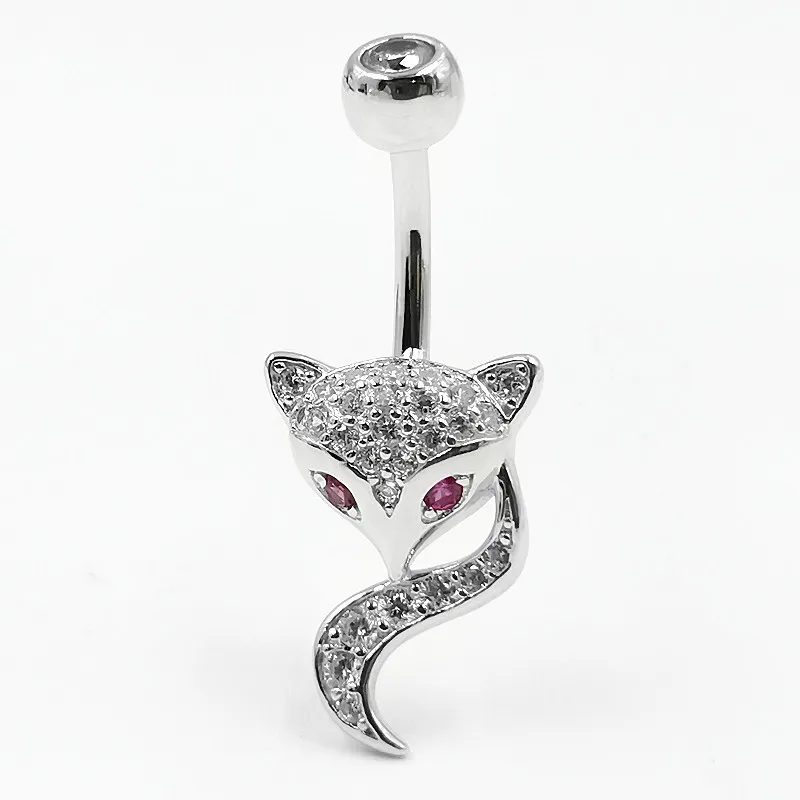 

925 sterling silver Belly Button Rings fashion Navel Rings Belly Piercing jewelry for Women