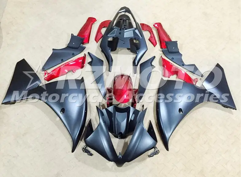 Новые обтекатели для Yamaha YZF1000 R1 12 13 14 2012 2013 впрыск АБС пластмасса мотоцикл обтекатель Набор Кузов красный черный матовый