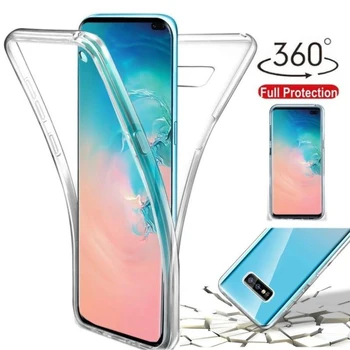 360 ° Custodia protettiva completa per cellulare per Samsung Galaxy S8 S9 S10 S20 Nota 8 9 10 Plus 20 Custodia rigida per PC ultra mista