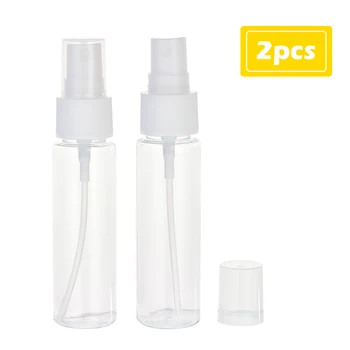 

2pcs 30ml Portable Alcohol Spray Bottle Disinfection Refillable Perfumes Small Bottle Sprayer Travel Transparent Cosmetic Bottle
