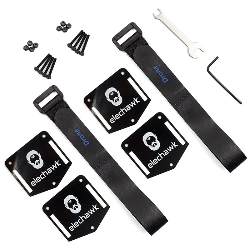 

In Stock! Fishbonne DIY FPV Racing Drone Backpack Spare Part suspend Set Strap RC Tie& Mounting Plate DIY Accessories Parts