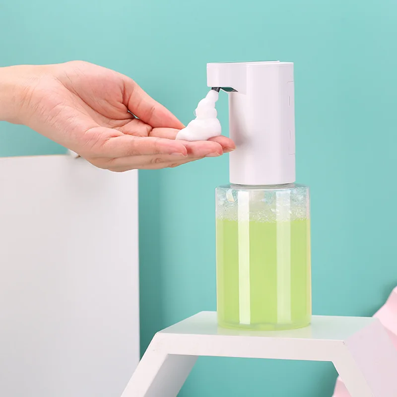 

Automatic Induction Smart Foam Soap Dispenser Contact-Free Bathroom Shampoo Dispenser Home Kitchen Hand Sanitizer Bottle Pump