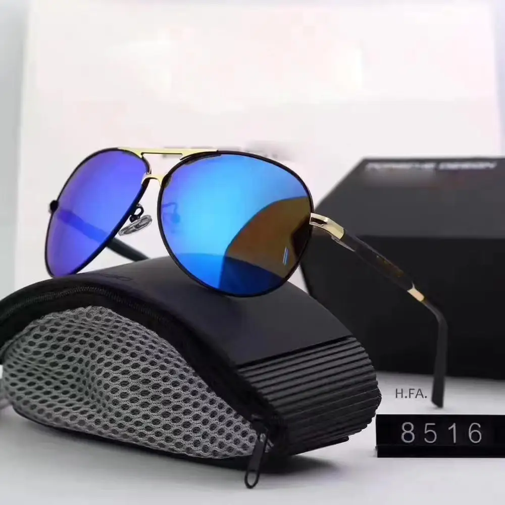 Для Porsche солнцезащитные очки поляризационные солнцезащитные очки женские очки для вождения мужские зеркальные очки Чехол