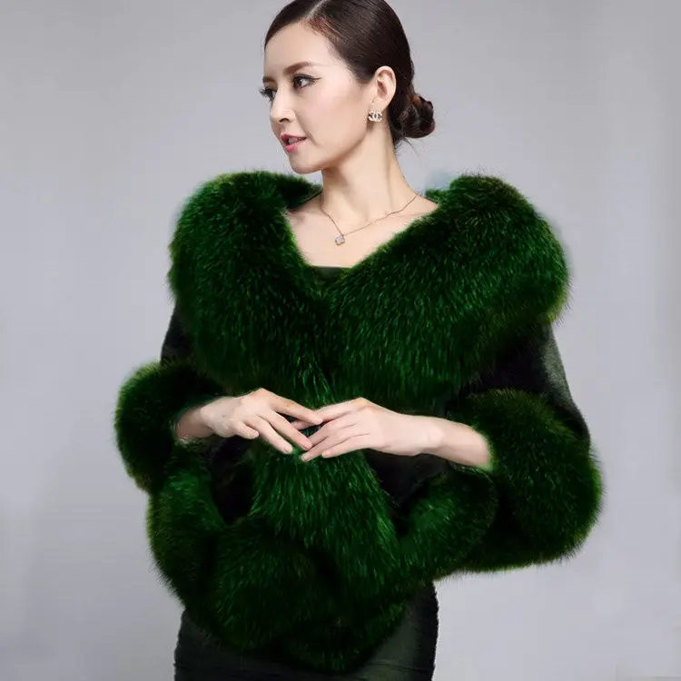 Новинка Yfashion женское модное зимнее пальто из искусственного меха мягкая длинная нежная накидка шаль-85 - Цвет: 19