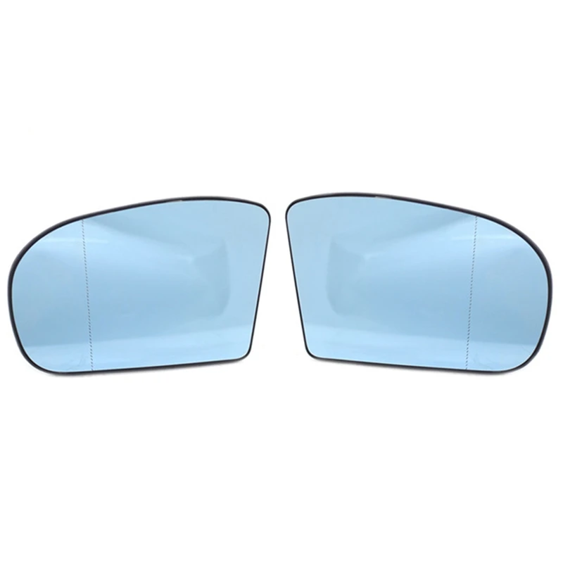 1 Pair Right and Left Side Rearview Mirror Glass Replacement for