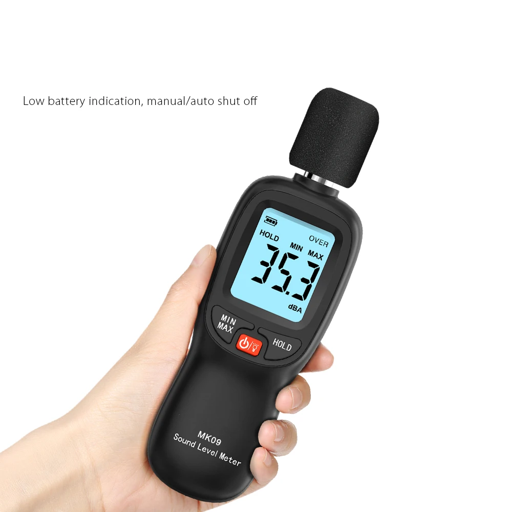 Top Selling Products Range 30130dB Decibel Meter,Meterk Digital Sound