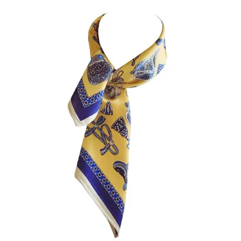 

100% Natural Mulberry Silk Square Scarf Small Square Scarf Professional Scarf Woman Gift (21inchX21 inch)