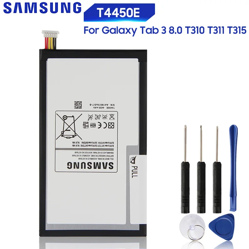 Оригинальный запасной аккумулятор Samsung для Galaxy Tab 3 8 0 T315 T311 T310 T4450C настоящий