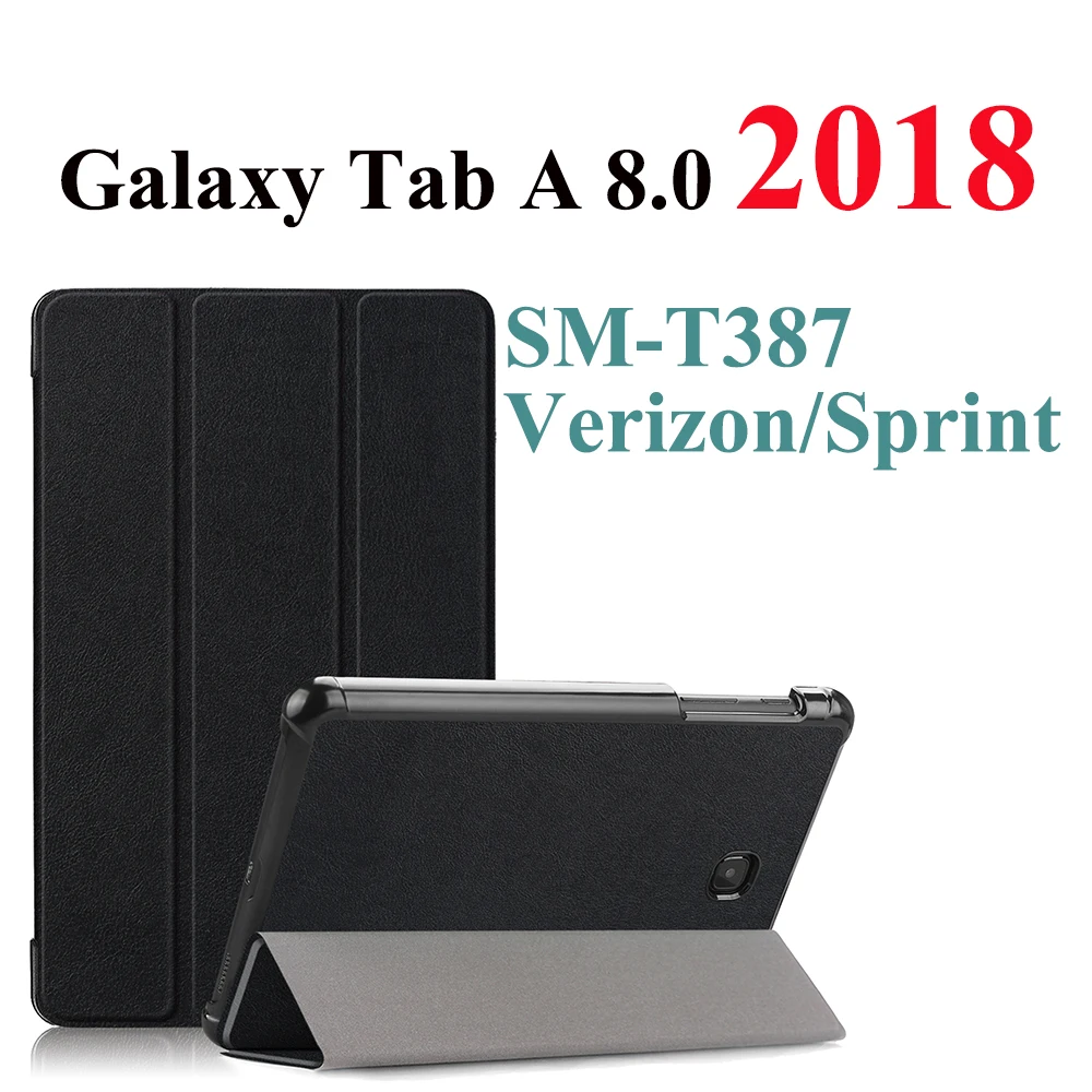 TAB A 8.0 2018-Black Чехол для планшета для samsung Galaxy Tab A 8,0 чехол для SM-T290 T295 P200 P205 T387V T380 T385 T350 T355 - Цвет: TAB A 8.0 2018-Black