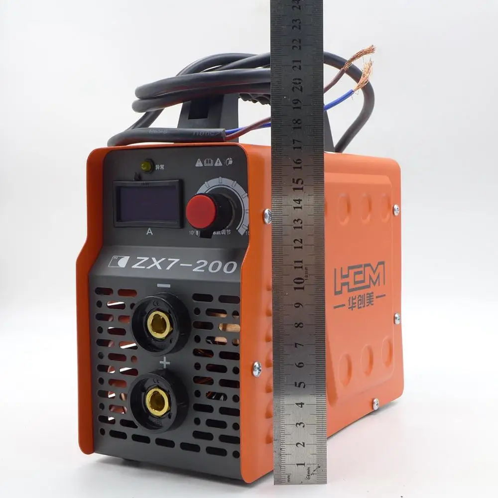 

2.3kg 17x22x10cm 200A 220V Compact Mini MMA Welder Inverter ARC Welding Machine Stick Welder No Accessory