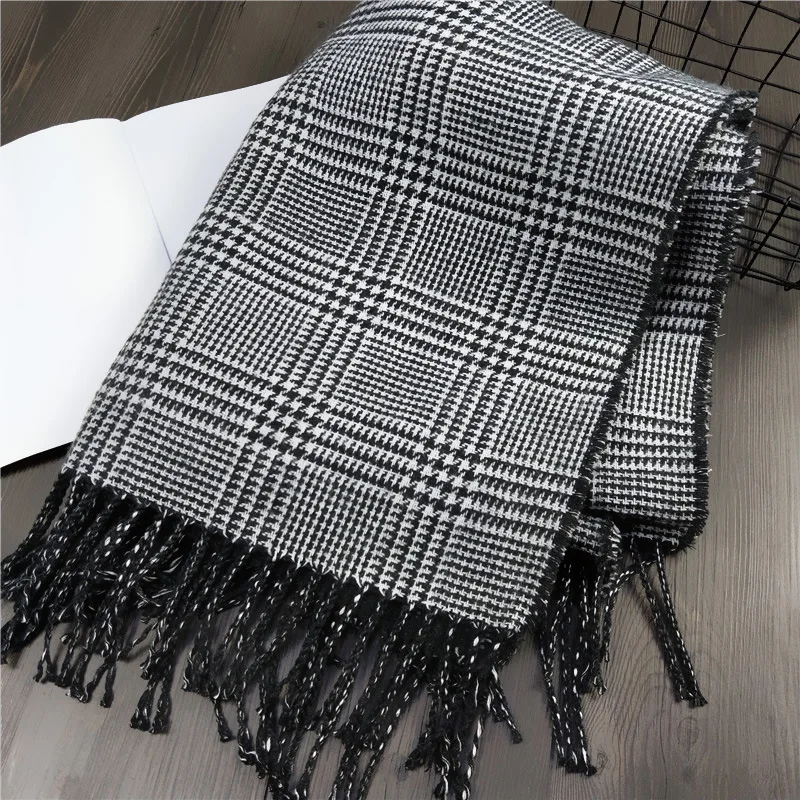 

Warm Cashmere Scarf For Women Winter Shawls and Wraps Luxury Animal Print Poncho Neck Scarfs Female Kerchief Scarves For Ladies