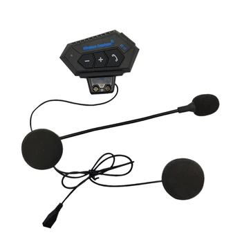 

BT12 Motorcycle Helmet BT Headset Headphone Speakers Support Hands-Free Calling for Answering Rejecting Hanging