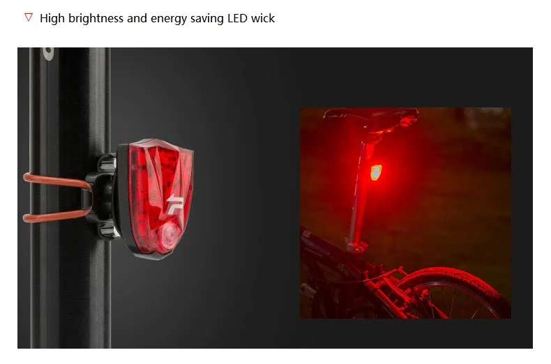 PROMEND MTB водонепроницаемый светодиодный задний фонарь велосипедный, зарядка от usb свет ночной предупреждение о поездке свет литий-ионный световое оборудование для велосипеда